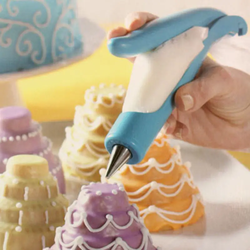 

1 Set 16cm ABS Cake Decorating Tool Cream Dessert Iceing Nozzles Pen Set Piping Syringe Bread Pizza Pastry Baking Decorator