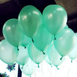 20 шт. 10 дюймов Тиффани синий латекс воздушный шар шары надувные свадебные праздничное украшение для дня рождения малыш вечерние партия