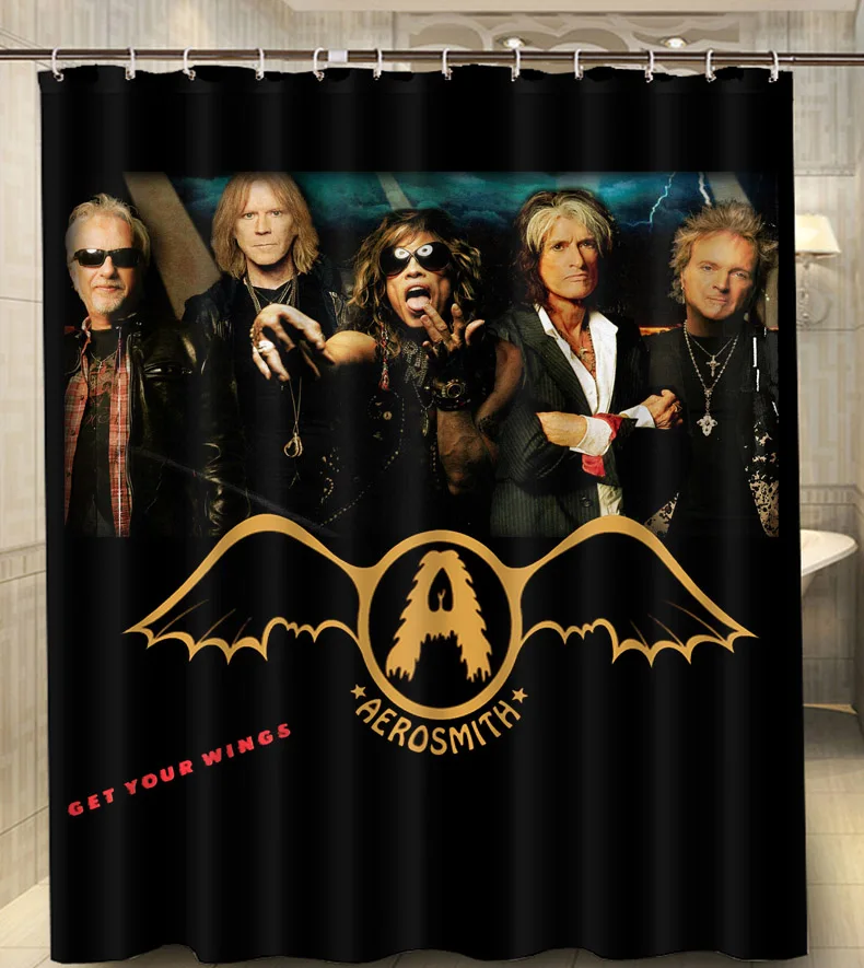 Aerosmith Rock Band Best Gift Modern Classical Custom Shower Curtain