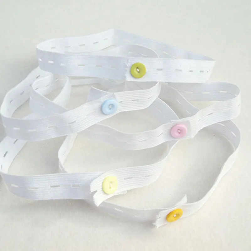 

Simple baby diaper elastic band Latex silk elastic baby diaper buckle Gold baby factory direct wholesale diaper fixed belt