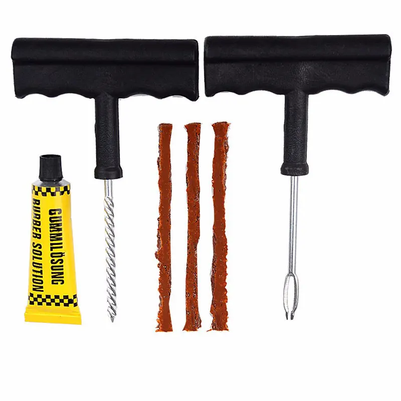 

1 Set Auto Car Tire Repair Kit Car Bike Auto Tubeless Tire Tyre Puncture Plug Repair Tool Kit Tool Car Accessories Car-Styling