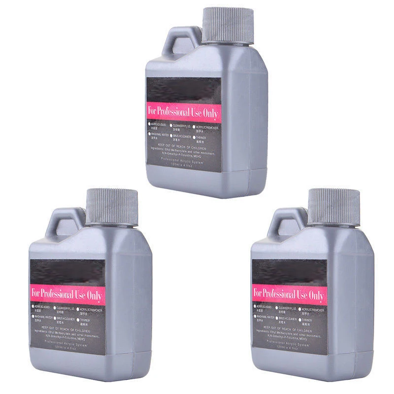 HNM Acrylic Liquid Acrylic DIY Professional Nail Artl Tip Nail Art Salon Acrylic Liquid Monomer Panting Nail Manicure Tool 120ML