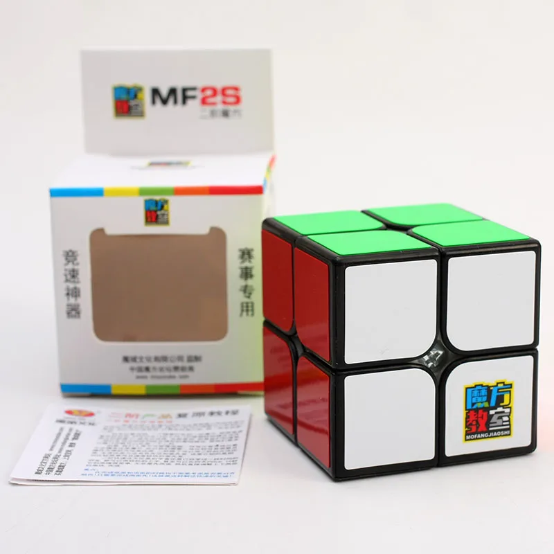 Оригинальный Moyu Mofangjiaoshi MF2S 2x2x2 Скорость кубика 5 0 см Профессиональный 2x2 волшебный