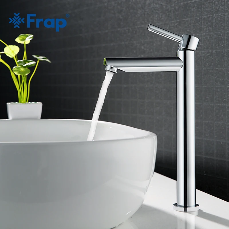 Online Frap hohe qualität Hoch bad waschbecken wasserhahn bad dünne heiße und kalte becken wasser mischbatterie bad einzigen waschbecken wasserhahn y10122 23