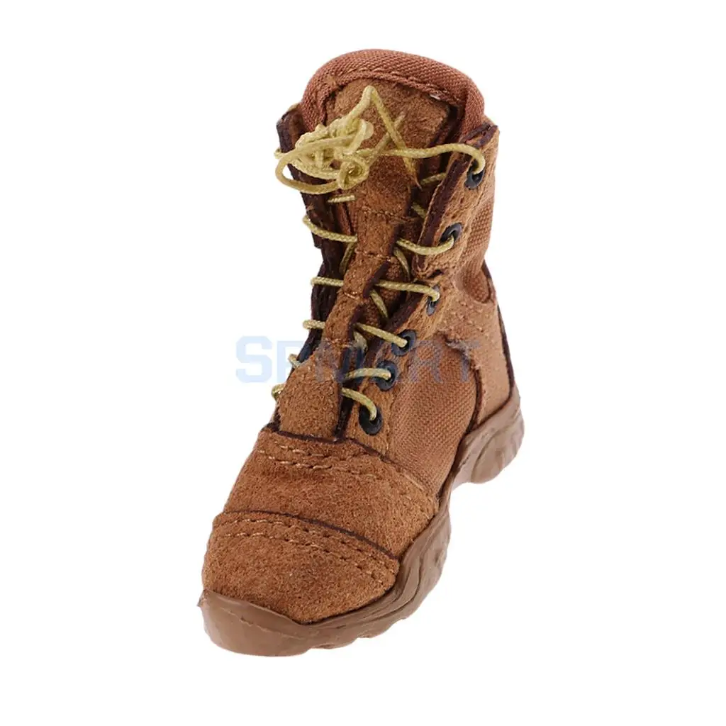 MagiDeal 1/6 Scale Men's PVC Boots Shoes for 12 Inch Male Action Figure Soldier Body Clothing Accessories Toys 4Kinds