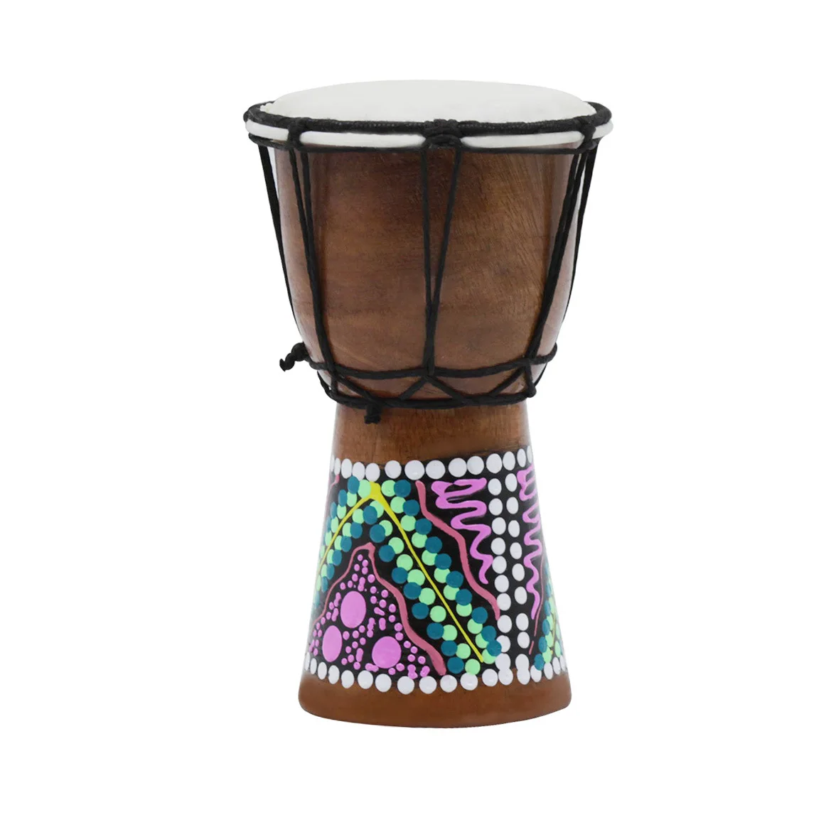 1 шт. 4 дюймовый Профессиональный чистый ручной работы Африканский Djembe барабан Bongo