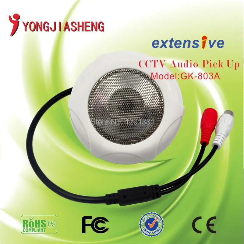 

High Sensitivity and quality audio pickup Microphone up to 1000 m CCTV sound monitor