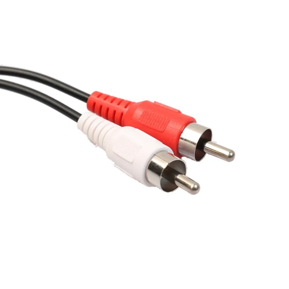 

3.5mm 1/8 Stereo Female to 2 Male RCA Jack Adapter AUX Audio Y Cable Splitterfor office working Dropshipp Wholesale#35