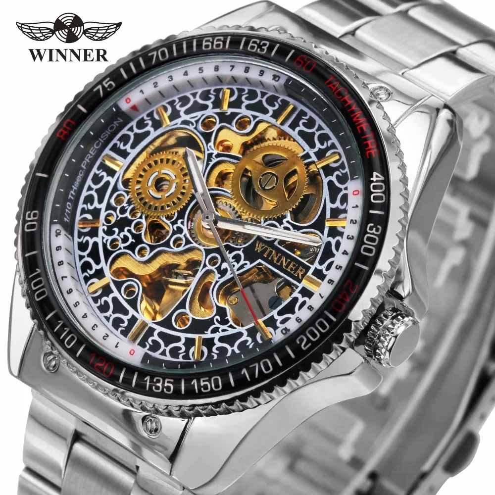 winner men's automatic mechanical watch