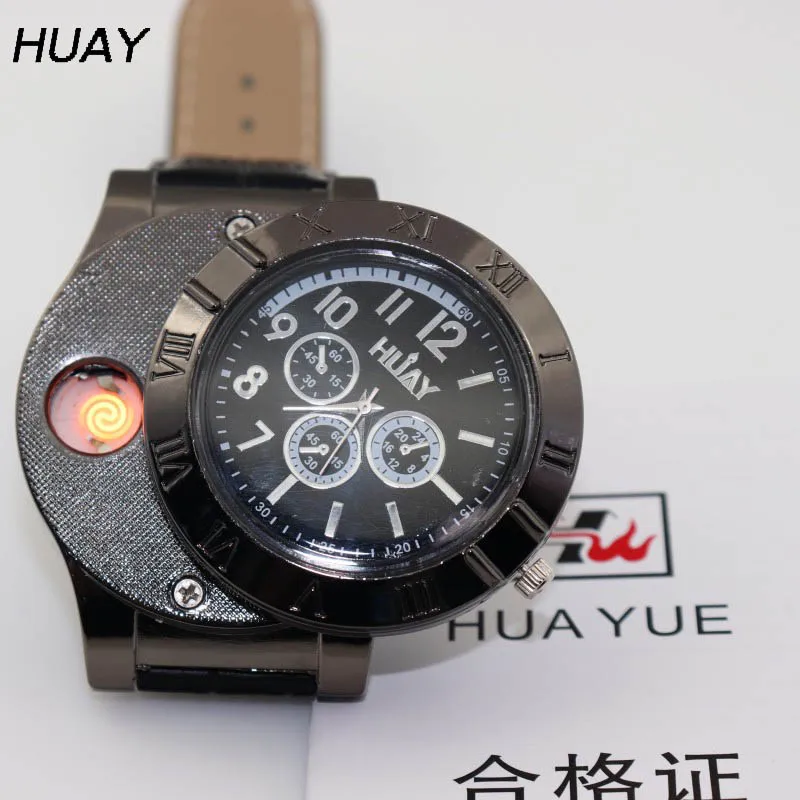 Buy Lighter Watch men Quartz Watch Flameless Cigarette