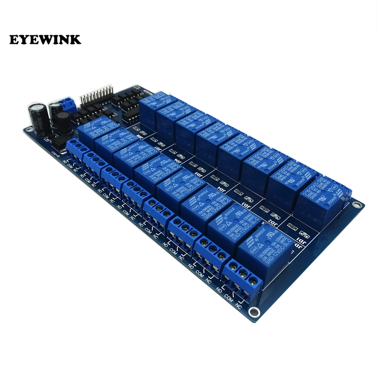 EYEWINK 5 В/12 в 16 канальный релейный модуль для arduino ARM PIC AVR DSP электронный релейный ремень оптрон изоляция