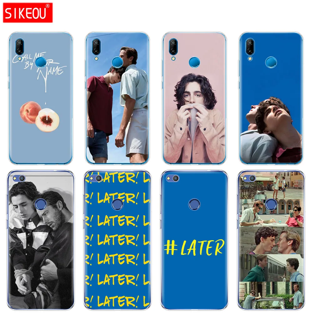 Силиконовый чехол для телефона Huawei P20 P7 P8 P9 P10 Lite Plus Pro 2017 P Smart call me по вашему имени |