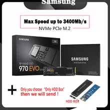 SSD SAMSUNG M.2 SSD M2 1TB 500G 250G HD NVMe SSD Hard Drive HDD Hard Disk 1 TB 970 EVO Solid State PCIe for Laptop Computer