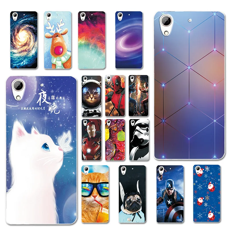 

For HTC Desire 628 Back Cover Case For HTC 628G Brilliant Animal Silicone Phone Bags For HTC 626 628 626G 5.0" Bumper Fundas