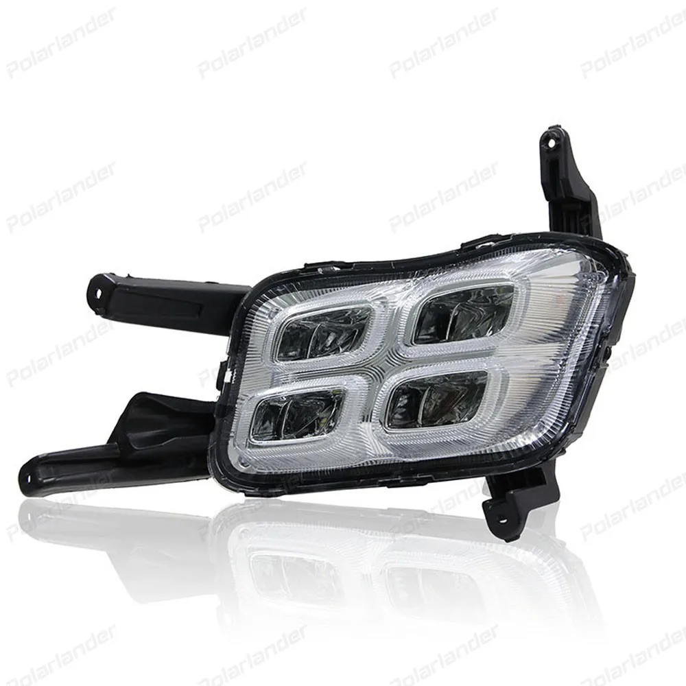  Daytime Running Light Turn Signal 3-Color DRL LED Fog Lamp for KIA Rio K2 2016-2017 New arrives aut