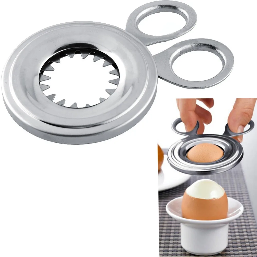 

Stainless Steel Egg Tools Cooking Appliances Boiled Egg Case Shell Peeler Cooking Eggs Slicer Cutter Scissors