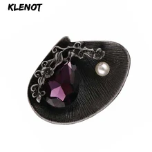 Vintage Shell Floral Brooches for Women Flower Brooch Pins Pearl Glass Antique Silver Plum Flower Scarf Pins Clothes Jewelry New cmajor flower shaped brooch with pearl jewelry silver gold color brooches for women