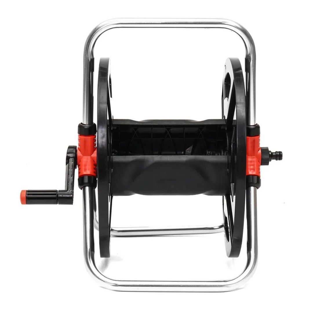 

Mayitr Portable Garden Hose Reel Holder Outdoor Gardening Water Planting Cart Aluminum Frame For Irrigation Pipe Storage Tool