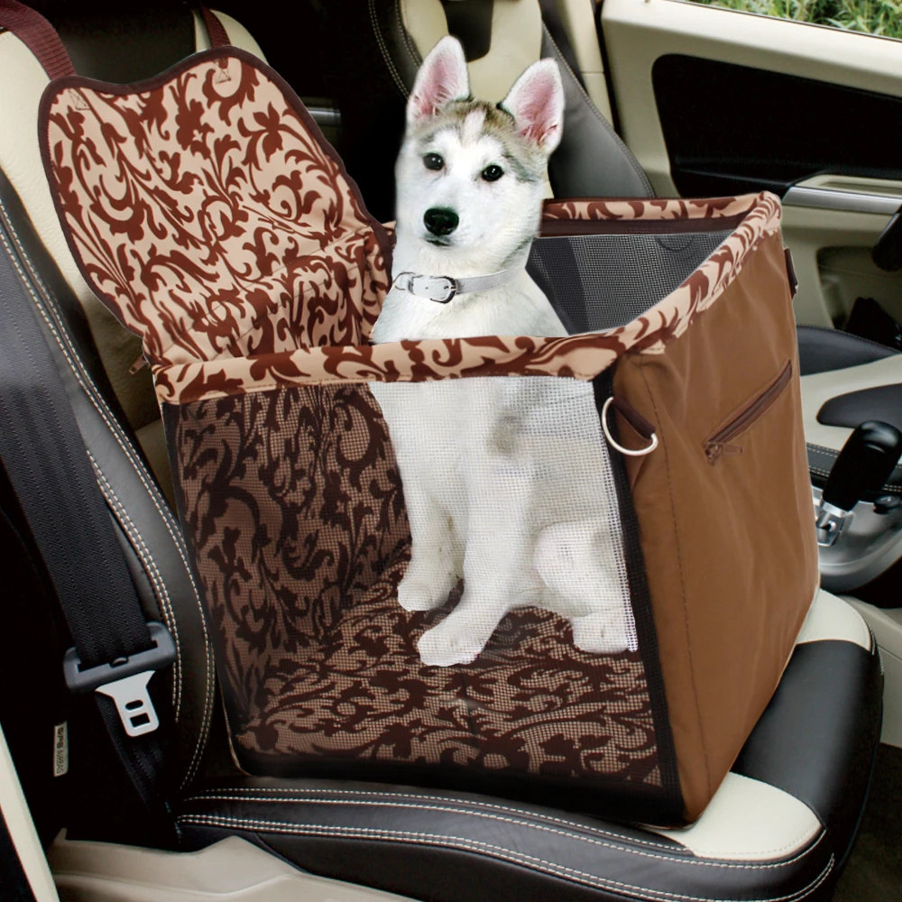 Domácí zvíře Nosič Bag FoldablePet Dog Cat Autosedačka Bezpečný Travel Carrier Zavazadlo Vodotěsné kůže Perfektní pro cestování zdarma Doprava