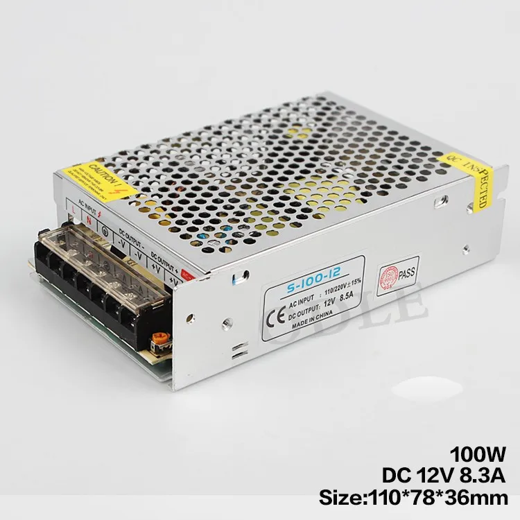 100W