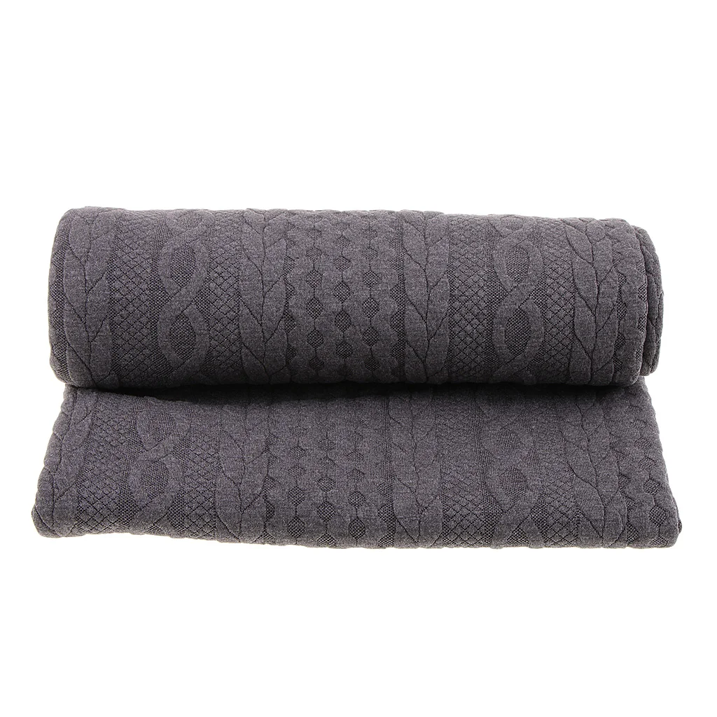 1 Meter 73 Inch Wide Woven Cable Knit Fabric Handmade Home Textile Cloth Fabric for Clothing Accessories Blanket Making