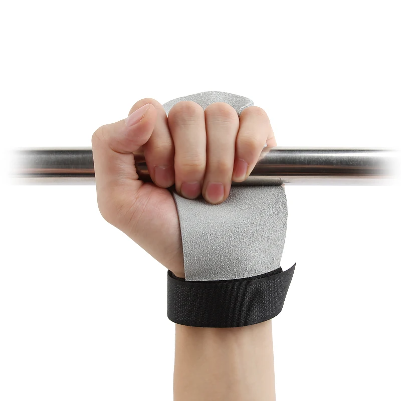1 пара s m l рукоятка Синтетическая кожа Кроссфит Гимнастика защита ладоней перчатки для тренировки тяга до штанги перчатки для тяжелой атлетики