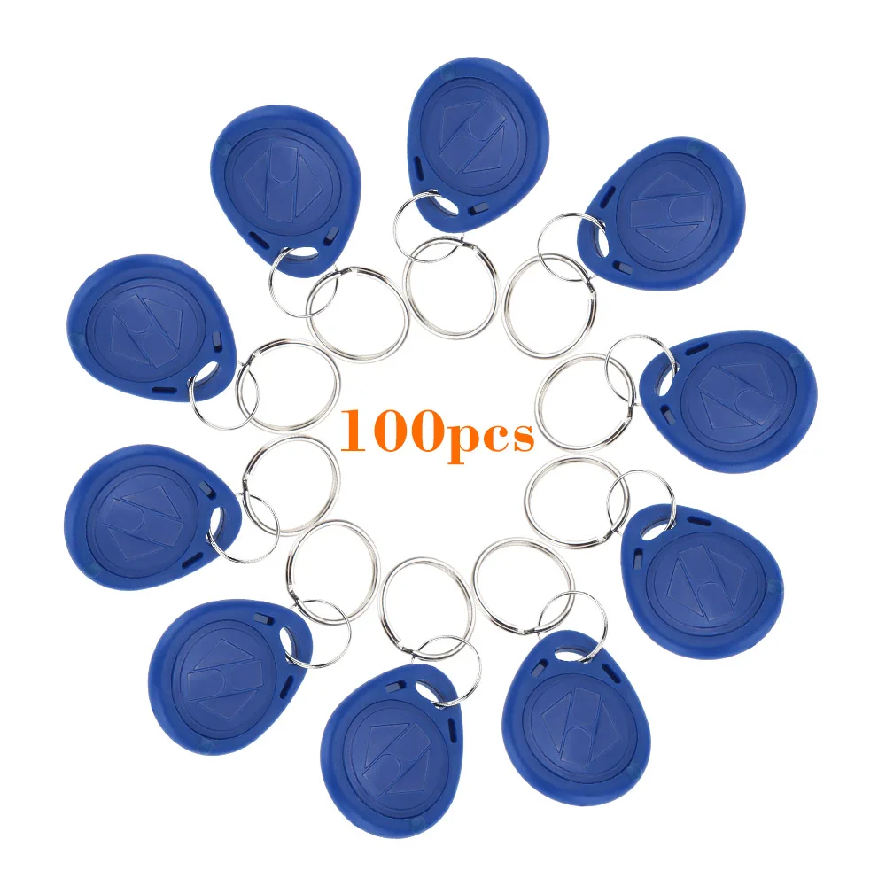 Купить 100 шт./лот карточка tk4100 125 кгц проксимити брелков кольцо с ...