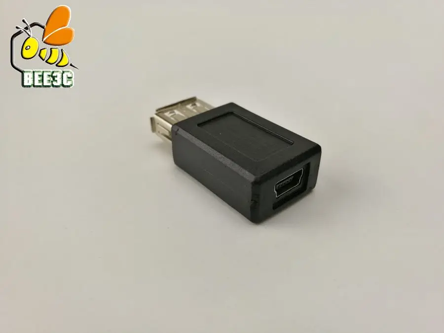 Черный usb A 2,0 гнездовой разъем для mini usb b 5 контактов Женский Разъем коннектор переходник конвертер штекер 500 шт