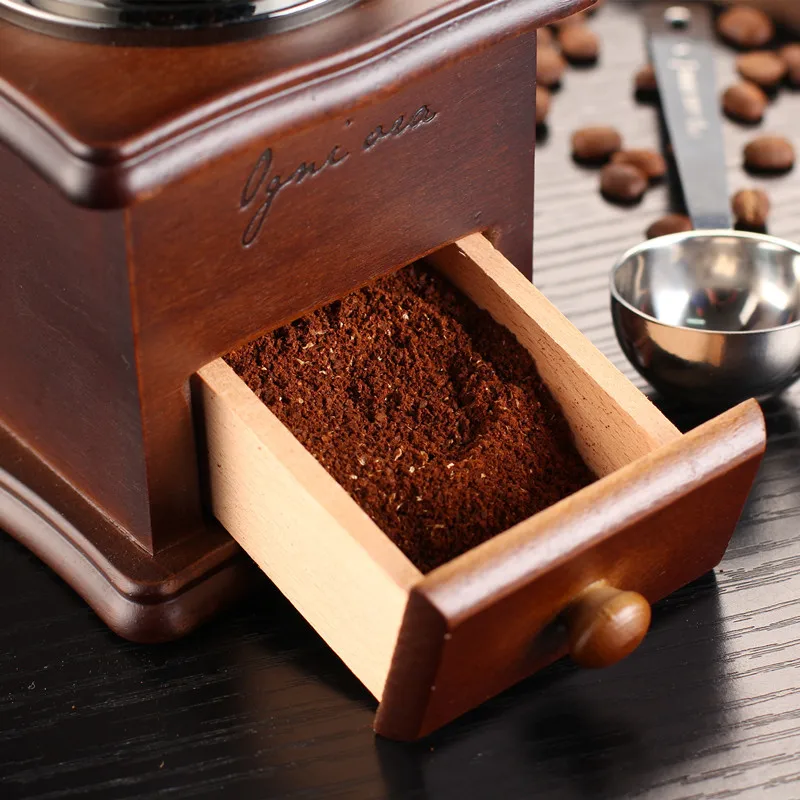 Британский Ретро стиль мини кофе шлифовальные станки руководство Molinillo кафе Cafetera вскрытия бариста колесо обозрения ролик шлифовальные станки