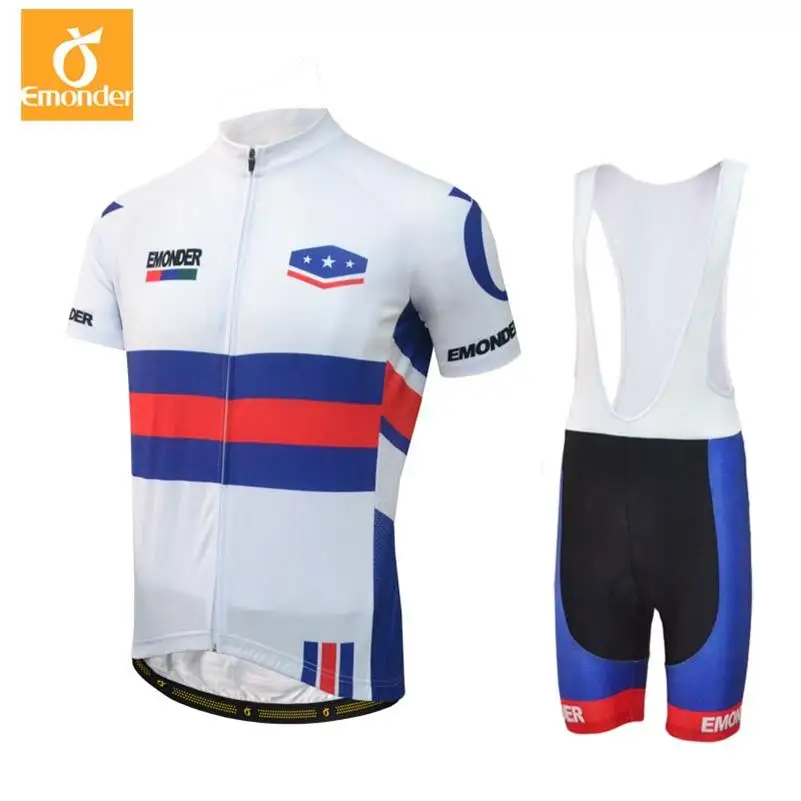 Summer Men’s COOLMAX+UNITED STATES POSTAL SERVICE Cycling Jersey bib