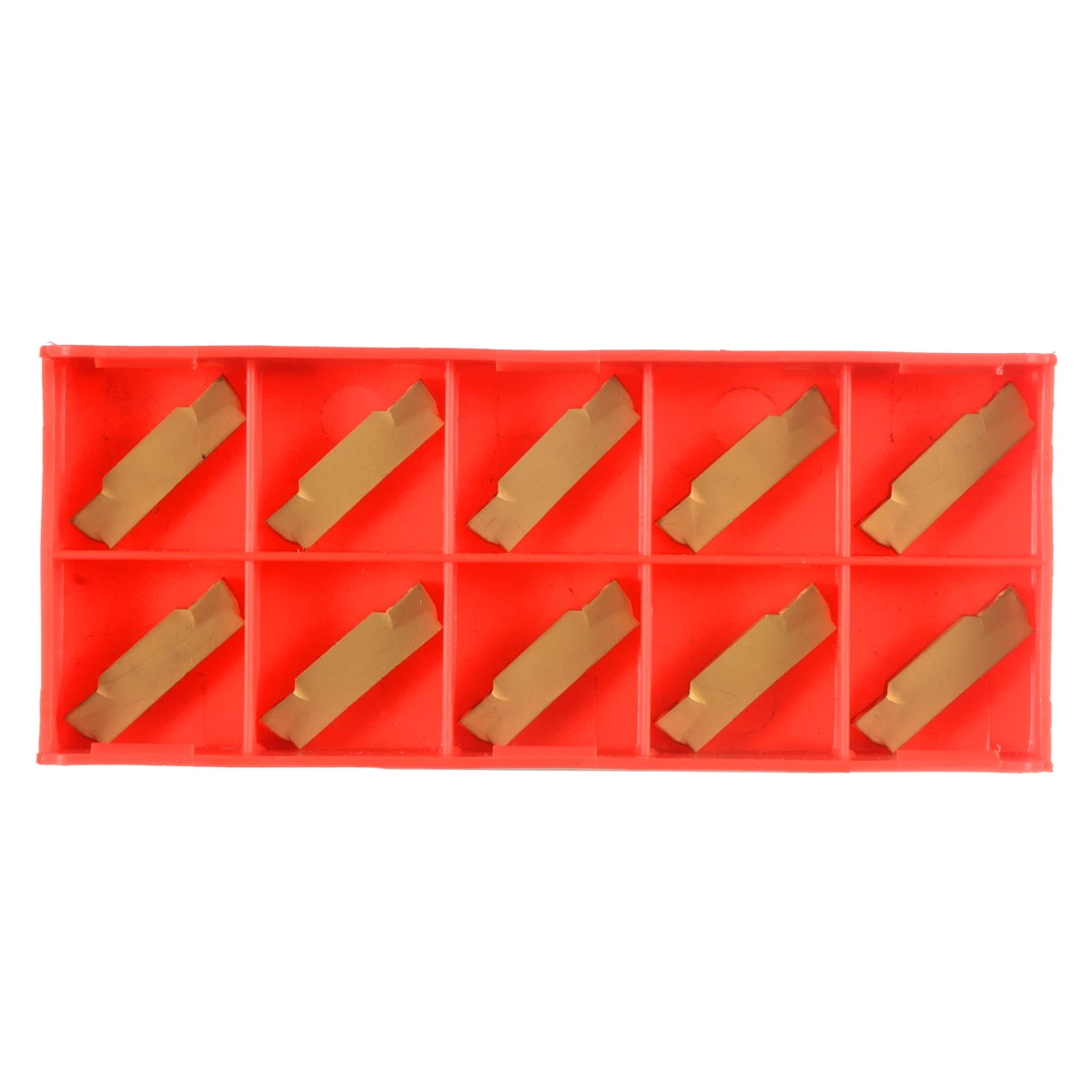 

10pcs MGMN300-M Blades Golden Carbide Inserts CNC Lathe Turning Grooving Cutters for Steel Copper Wood Plastic 30*5*3mm