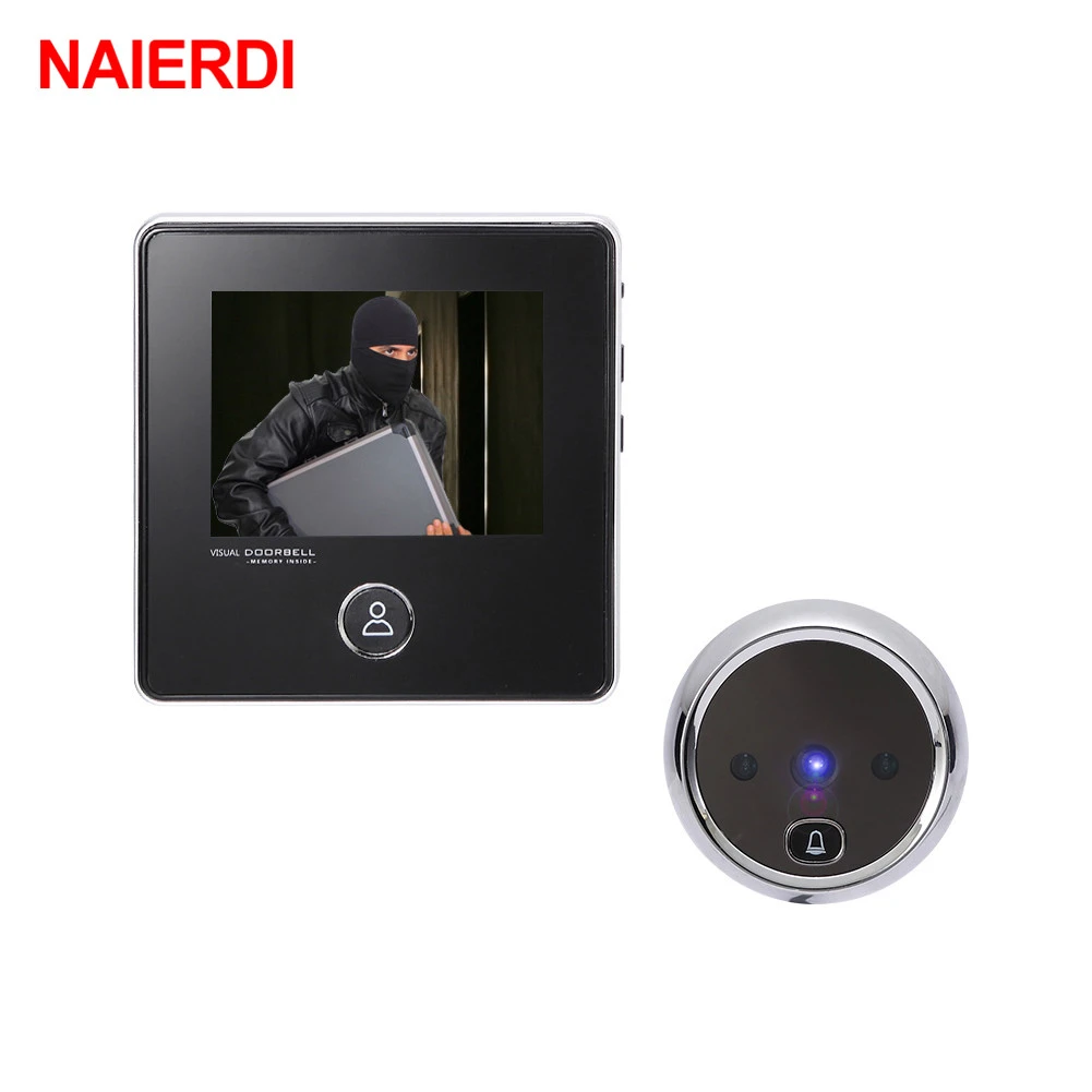 Naierdi Smart Electronic Door Viewer 2.8" Lcd Screen Digital Door