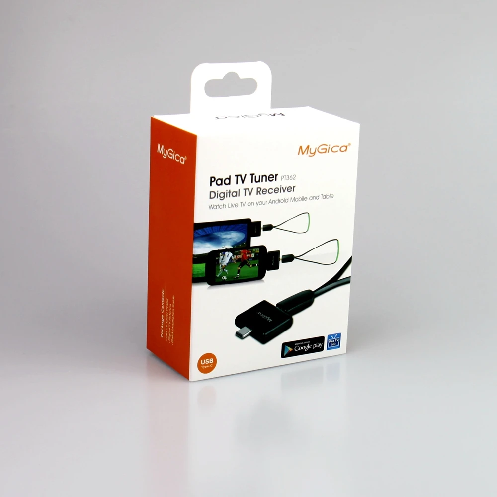 Type C USB тюнер pad HD TV stick Geniatech MyGica PT362 часы DVB T2/ T на телефоне Android/Pad H.265/H.264 Full