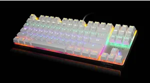 TEAMWOLF ZHUQUE Mechanical Gaming Keyboard 87 Keys Blue Red Brown Switch Backlight For Desktop Laptop