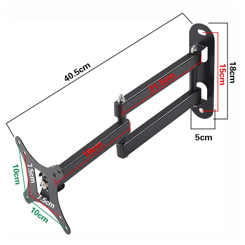 

New Hot Universal 10"-26" Articulating Adjustable Tilt Swivel LED LCD TV Wall Mount Brackets Stand