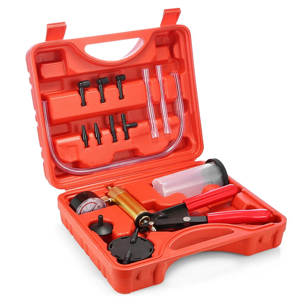 

Professional Car Tool Set Auto Hand Held Vacuum Pistol Pump Brake Bleeder Adaptor Fluid Reservoir Tester Herramientas Tool Kits