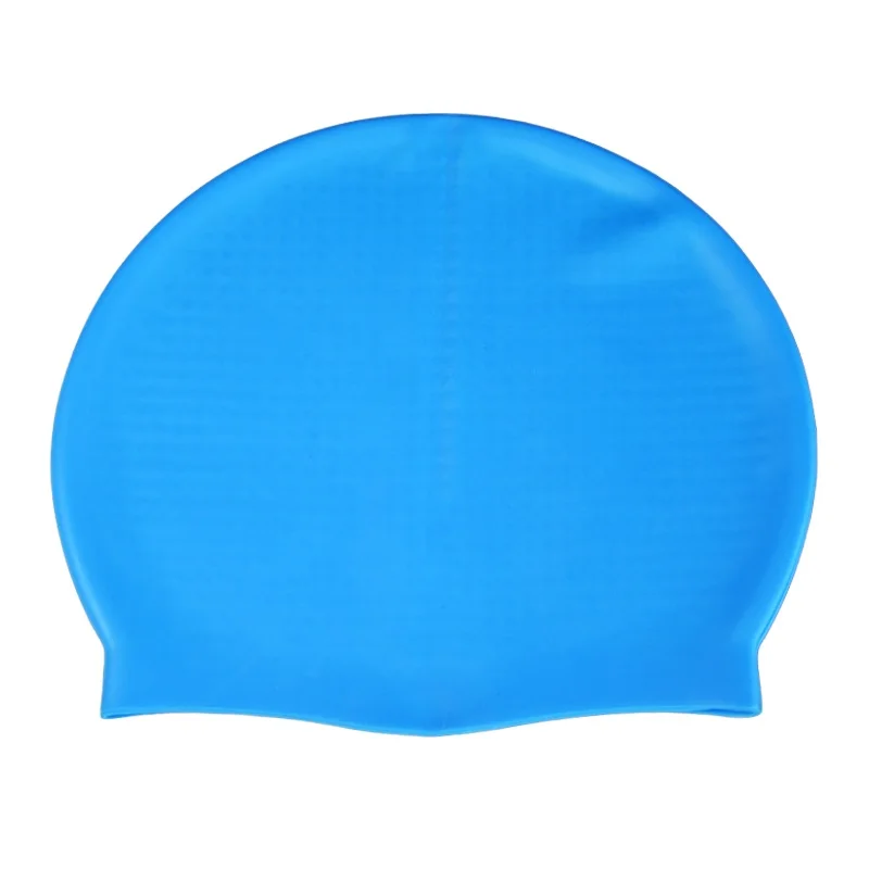LayaTone взрослых Водонепроницаемый силиконовый Для женщин шапочки для плавания с длинными волосами Ушная защита Купальный Шляпа для водных видов спорта плавания пузырь
