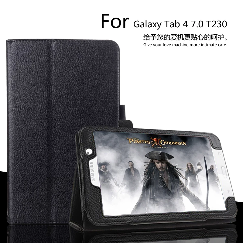 Ультратонкий чехол-книжка из искусственной кожи для samsung Galaxy Tab 4 T230 T231 T235 7,0 дюймов