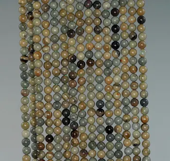 

2mm Succor Creek Jasper Gemstone Brown Gray Round Loose Beads 16 inch Full Strand (90183908-107)