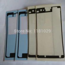 Передние и Батарея чехол-накладка на заднюю панель стикер на клейкой основе для sony Xperia Z1 компактный мини D5503 Замена 100 комплекты(200 шт