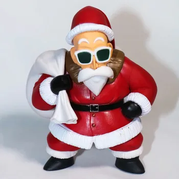 

Dragon Ball Cartoon Santa Claus Master Roshi GK Statue Shenron Boyfriend Gift PVC Figure Collect Model Toy M1769