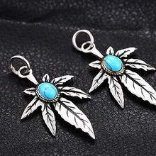 Лист конопли из нержавеющей стали