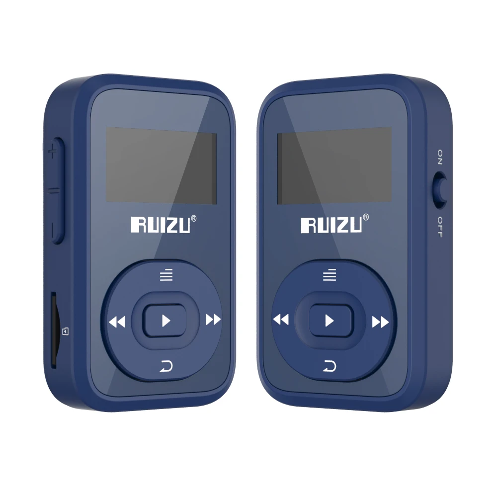 Мини-клип MP3 RUIZU X26 MP3 плеер Bluetooth 8 Гб Спортивный MP3 музыкальный плеер рекордер fm-радио поддержка SD карты MP3 музыкальный плеер