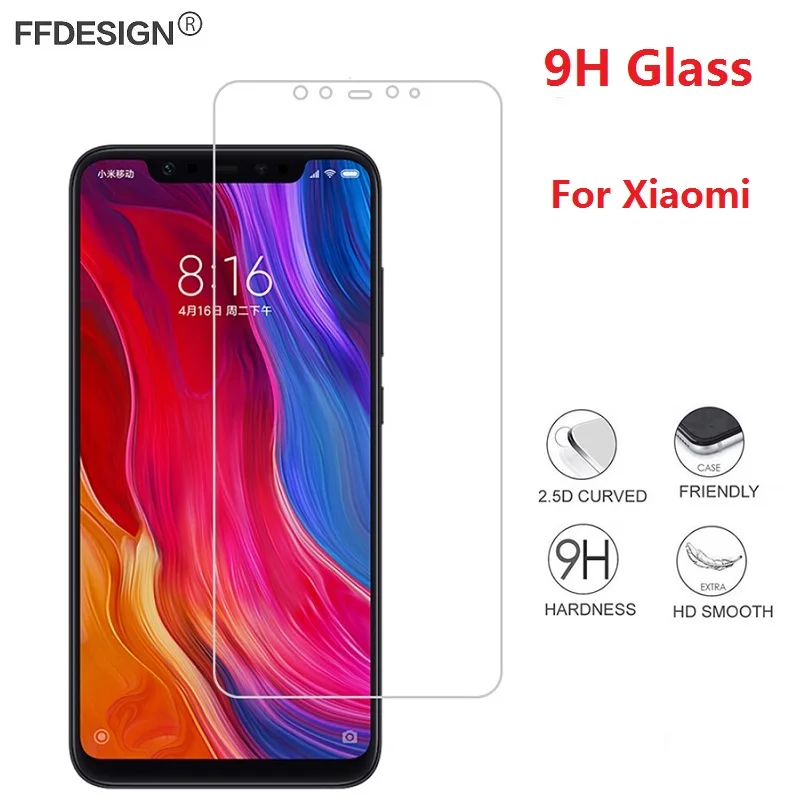 Protecive стекло для Xiaomi Mi A1 A2 6 5S Plus 5 5c 4 Mix 2s 2 Mi5 Mi6 8 SE Закаленное Защитная