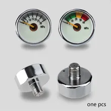 M8* 1 M10* 1 наружная резьба для пейнтбола Мини Воздушный манометр со светящейся ночной 5MPa 10MPa 20MPa 30MPa 35MPa 40MPa