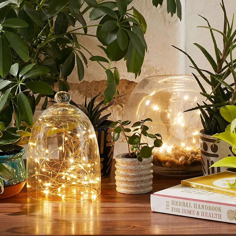 LED Starry String Lights Fairy Micro LEDs Copper Wire, Battery Decoration Warm Lamp Holiday Wedding Light for Christmas Glass LED Starry String Lights Fairy Micro LEDs Copper Wire, Battery Decoration Warm Lamp Holiday Wedding Light for Christmas Glass