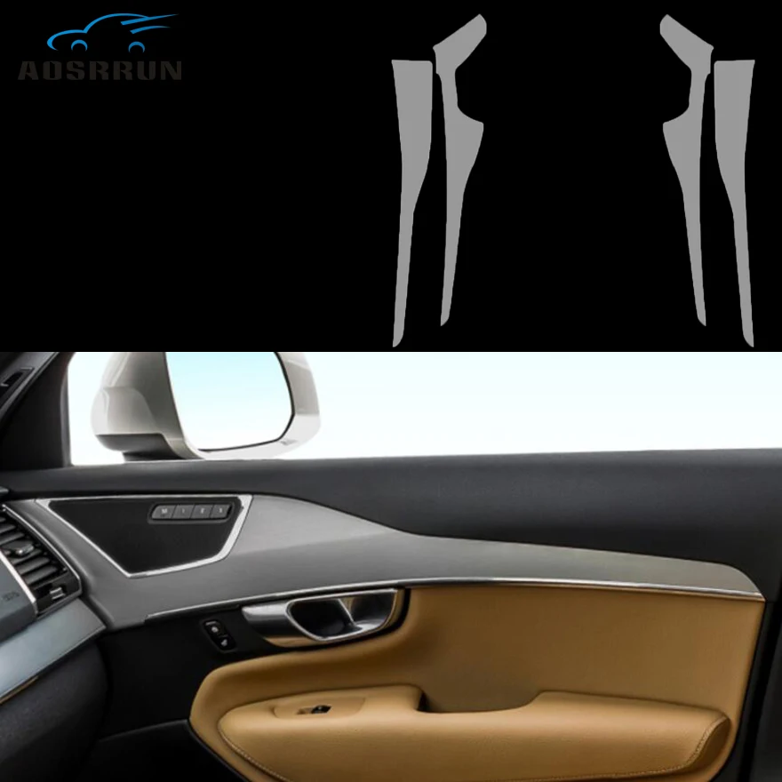 

For Volvo XC90 2017 2018 2019 TPU transparent protective film Door panel film Car Accessories