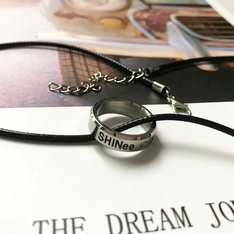 

Youpop K-POP Shinee KPOP Ring MinHo Album Rope Ring Accessories Jewelry Rings With Lanyard