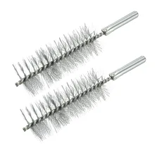 UXCELL Новое поступление 2 шт. 40x170 мм стальная проволока, трубка в виде бутылки щетка для чистки очистки, трудно доступа области очистки