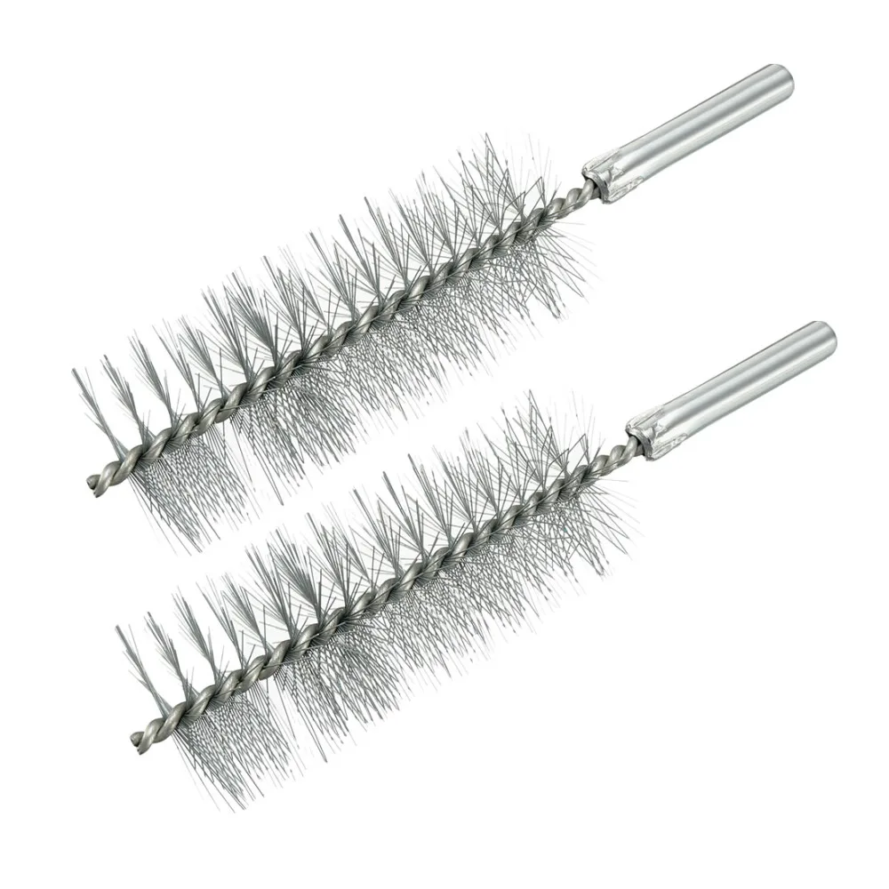 

UXCELL New Arrival 2PCS 40x170mm Steel Wire Tube Cleaning Brush For Bottle Pipe Cleaning, Difficult-to-access area Cleaning